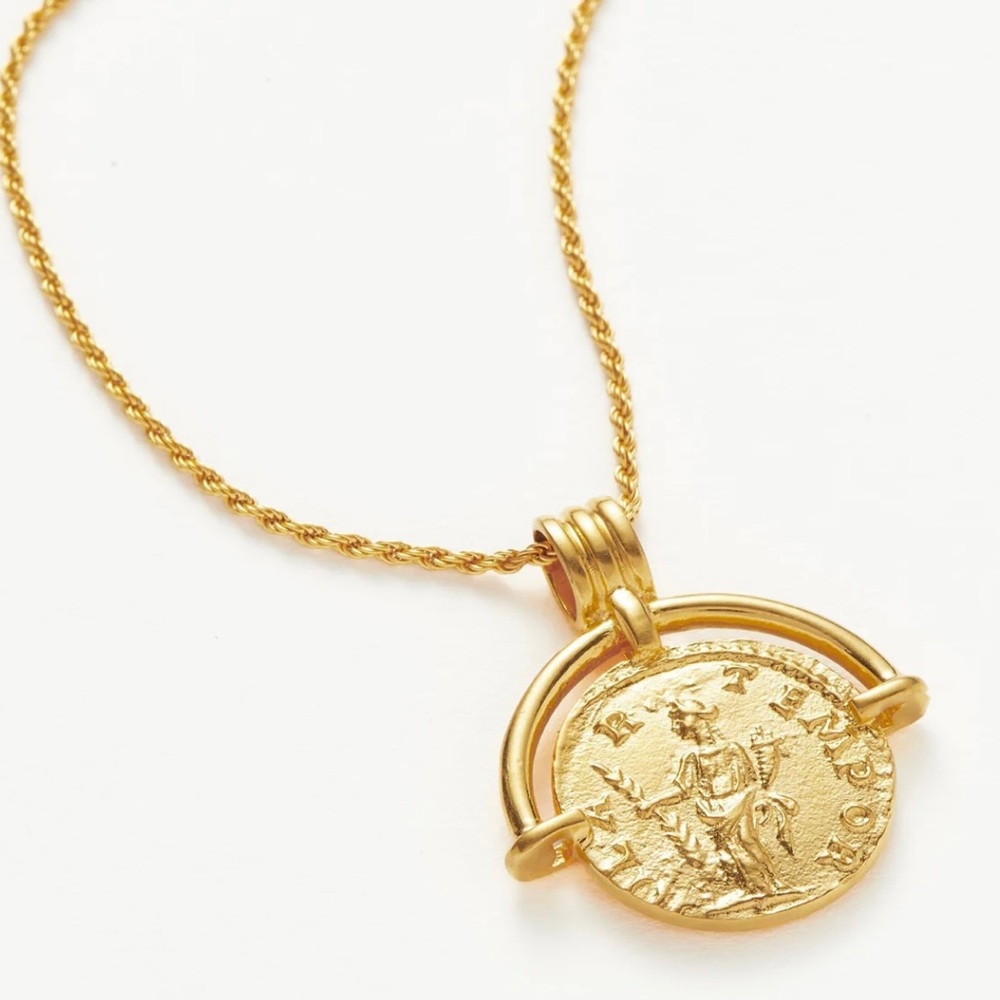 MISSOMA X LUCY WILLIAMS ROMAN ARC COIN NECKLACE